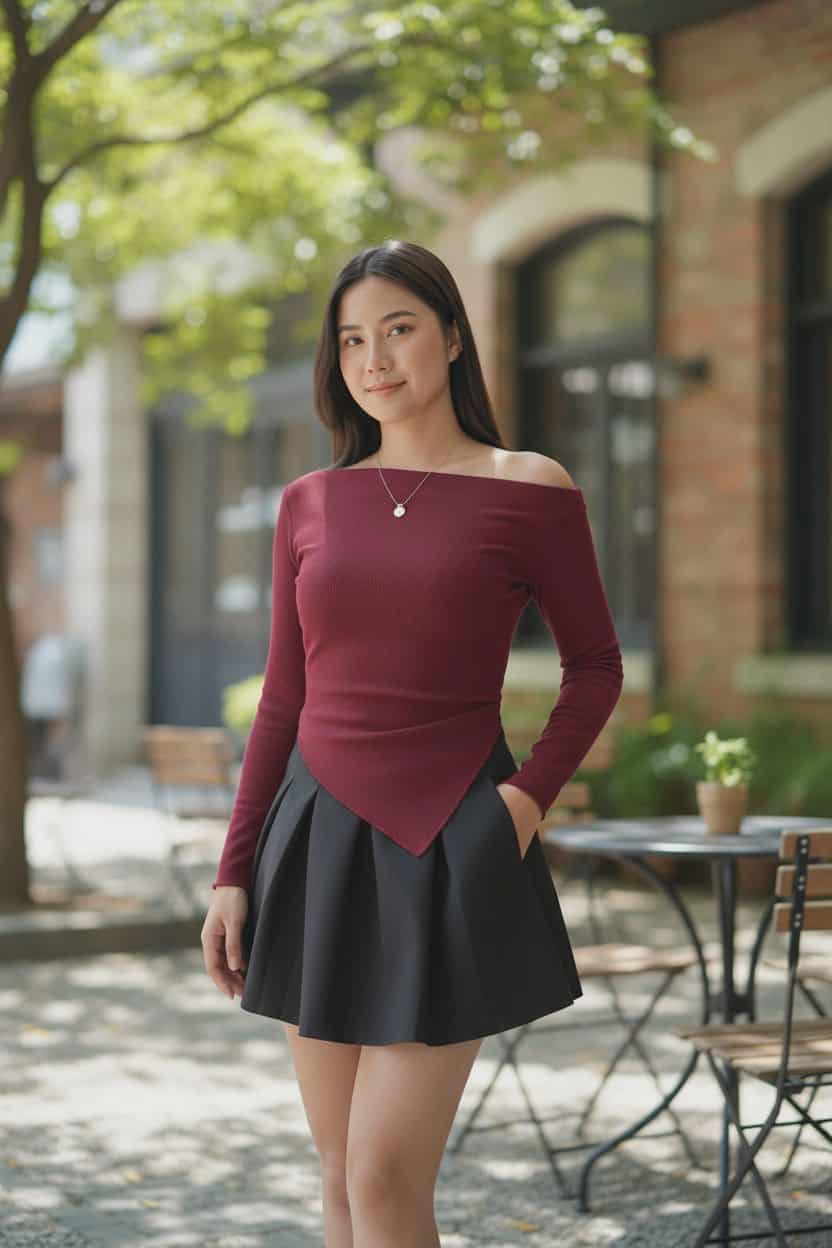 Buy 2 take 1 FREE!! Andrea asymmetrical Shoulder