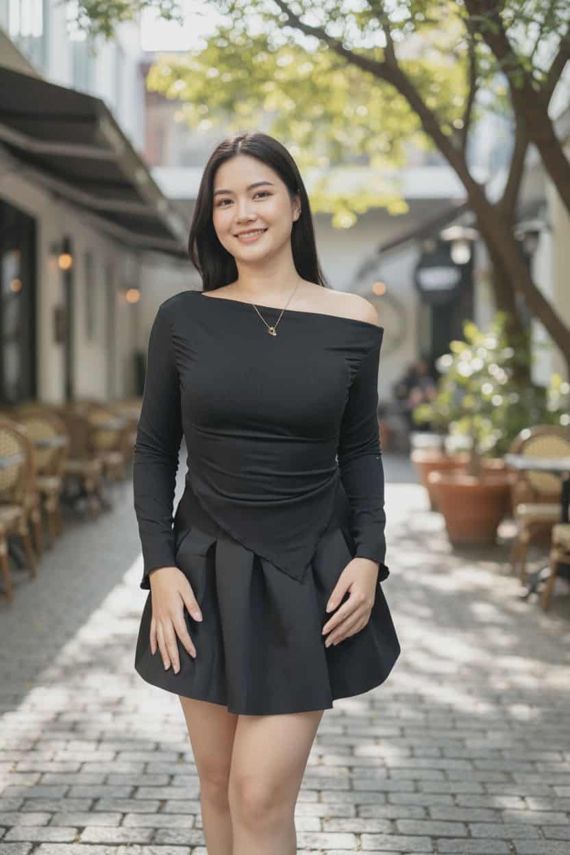 Buy 2 take 1 FREE!! Andrea asymmetrical Shoulder