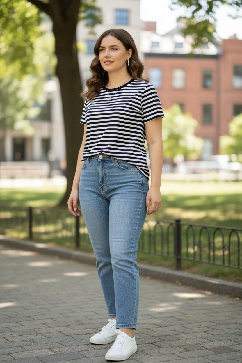 Buy 2 take 1 promo Short Sleeves Stripes Shirt