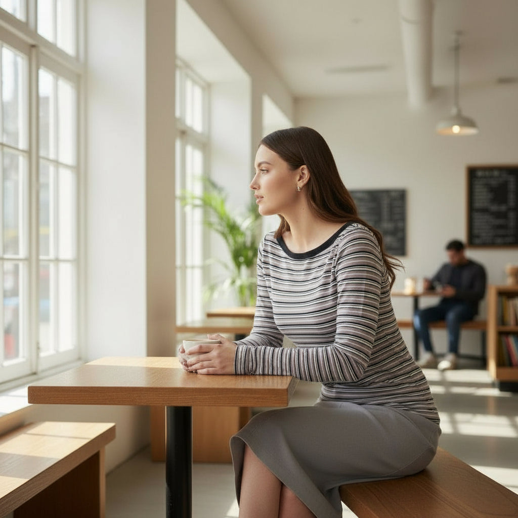 Stripes long Sleeves  For women Buy 2 take 1 promo