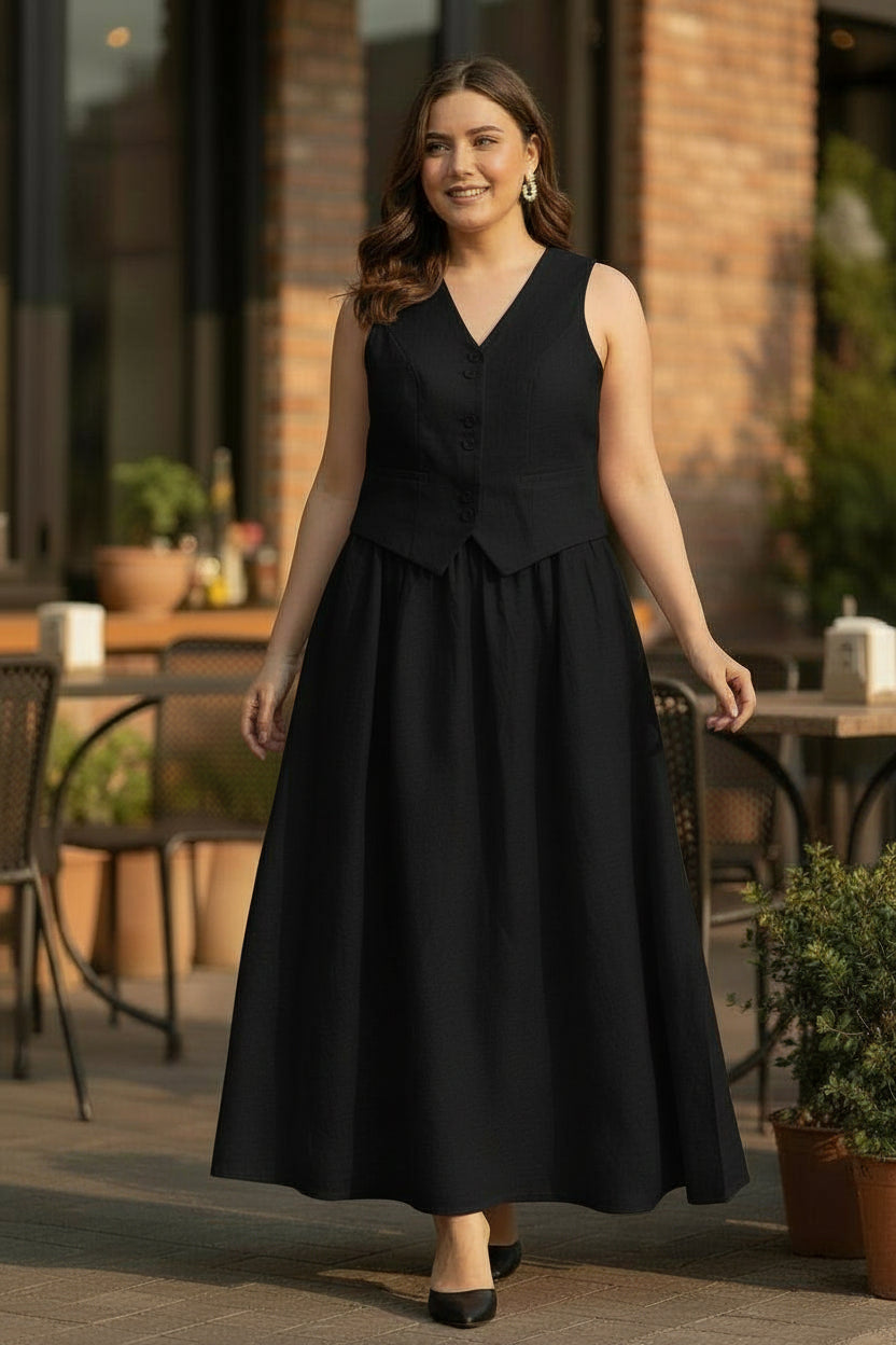 Buy 2 take 1 promo Zandra Terno Coords Vest and Skirt