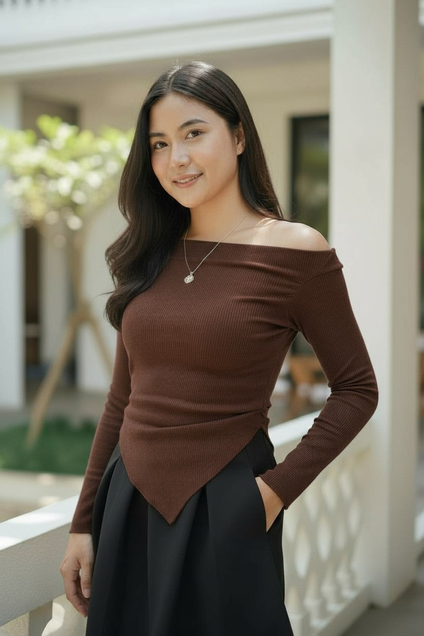 Buy 2 take 1 FREE!! Andrea asymmetrical Shoulder