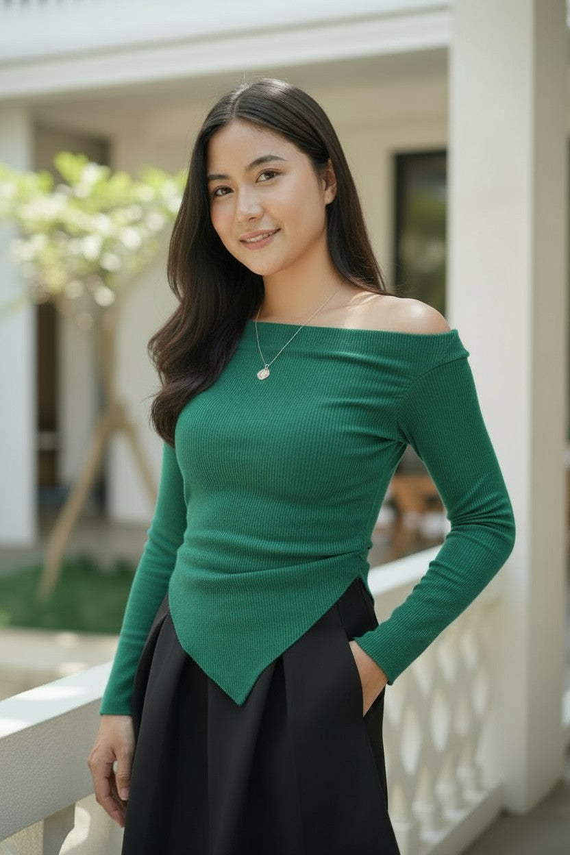 Buy 2 take 1 FREE!! Andrea asymmetrical Shoulder