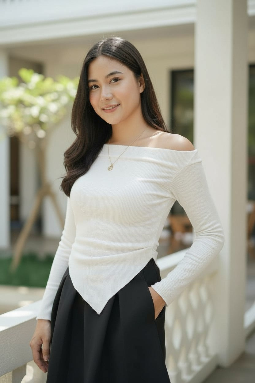 Buy 2 take 1 FREE!! Andrea asymmetrical Shoulder