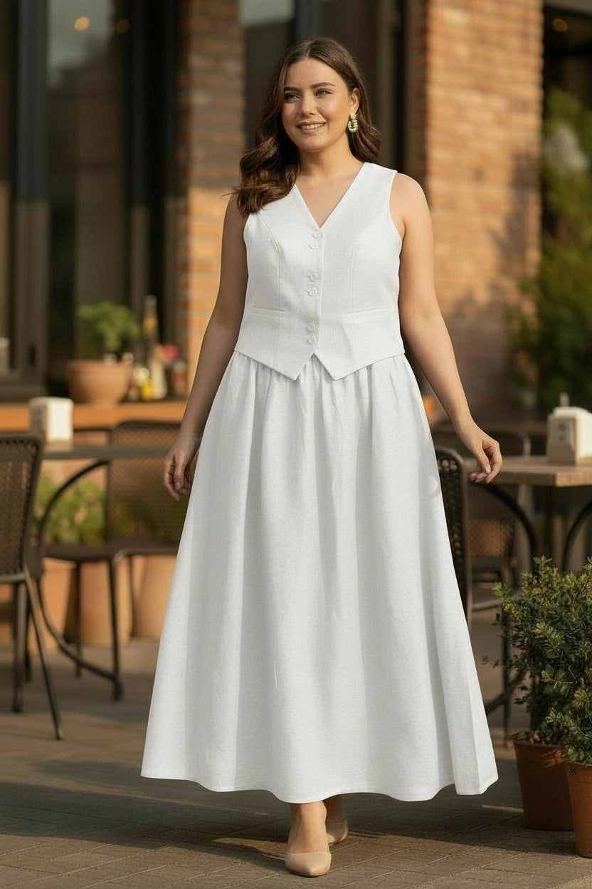 Buy 2 take 1 promo Zandra Terno Coords Vest and Skirt